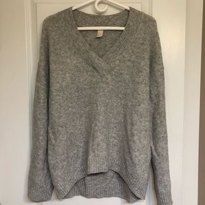 Grey oversized sweater